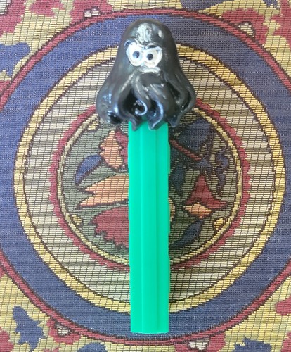  Vintage Pez Octopus  No Feet 3.4  Austria Monster Black Green