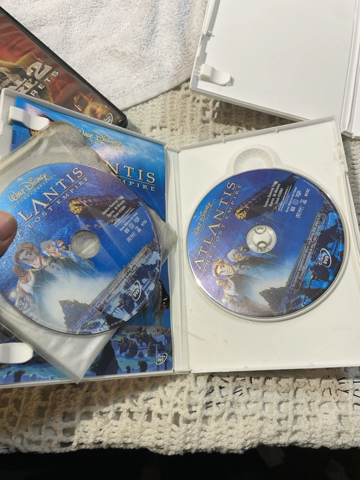Atlantis The Lost Empire DVD 2001 Walt Disney PG THX Certified Foto 4 de 4