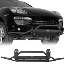 Tube Bull Bar Front Bumper W Skid Plate Fit 2011-2014 Porsche Cayenne 958.1