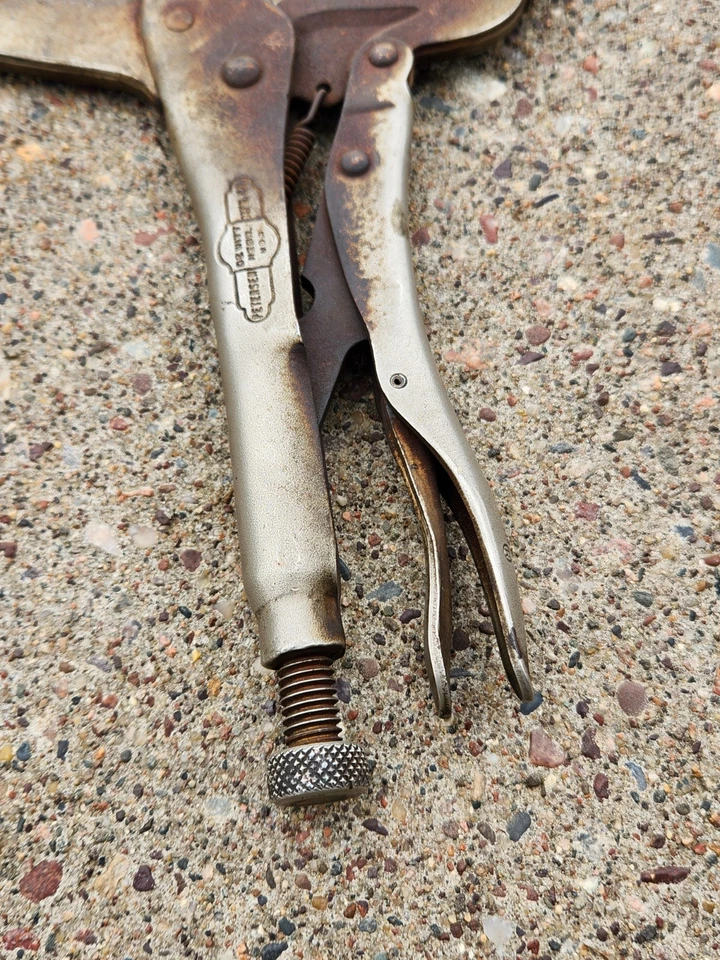 Petersen DeWitt Vise-Grip Locking C Clamp Pliers (1) 18R and  (1) 24SP USA - Image 3 of 4