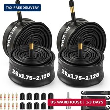 26"x1.75-2.125 Bicycle Tube Compatible with 26x1.95 26x1.75 26x2.0 26x2.10 26x2.