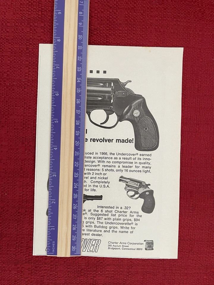Vintage 1973 Charter Arms Handguns Undercover & Undercoverette .38 Special - Image 2 of 3