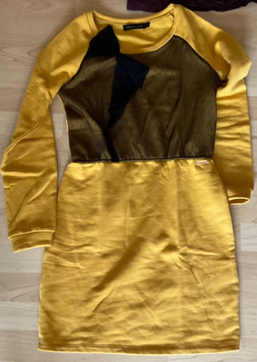 3x Langarm Kleid Longshirt Marke Comma H&M Ocker NEU beige bordeaux neuwertig