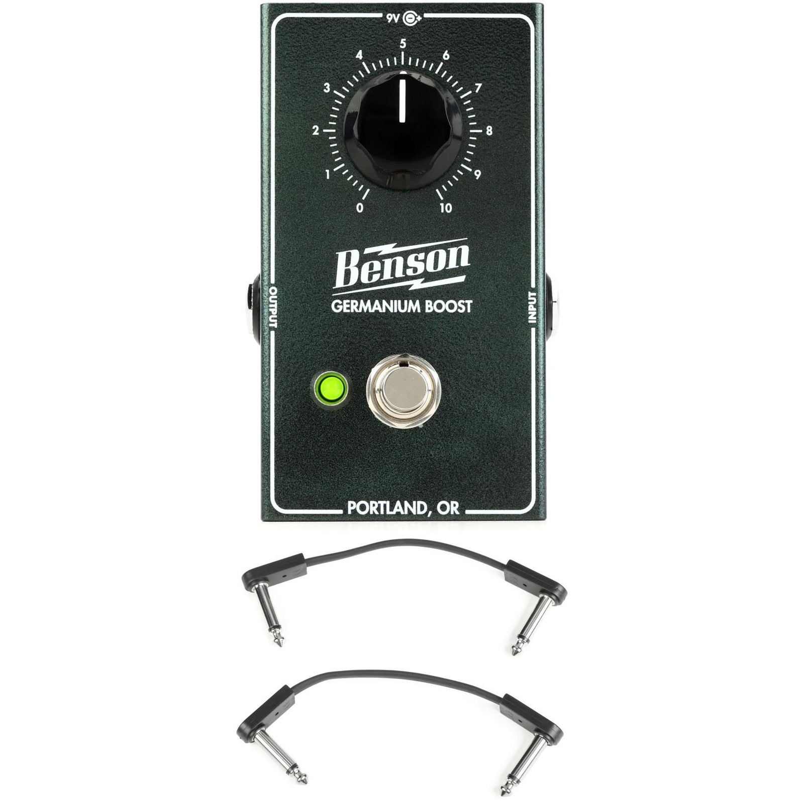 Педаль эффектов Benson Amps Germanium Boost с патч-кабелями EBS 32390₽