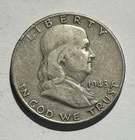 1948 Franklin Silver Half Dollar F155