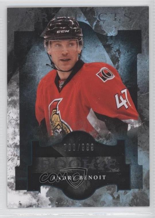 2011-12 Upper Deck Artifacts Rookie 786/999 Andre Benoit #184 Rookie RC 2a8