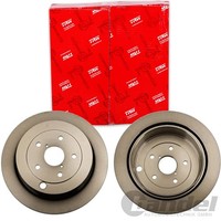 2X Trw Bremsscheiben 320Mm BelÜFtet Hinten Passend FÜR | DF4929