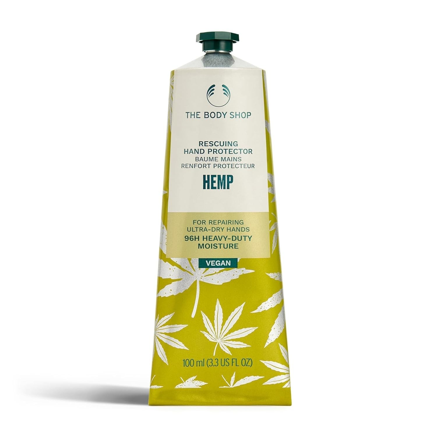 The Body Shop Hemp Rescuing Hand Protector Moisturizer 3.3 fl oz New