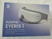 RENPHO Eyeris 1 Eye Massager Black Heated Compression Tested Working in Box