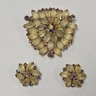 💐Vintage Collectable Jewelry Lot Juliana? Weiss? Unmarked 50s Brooches Clips 💐 — photo 2