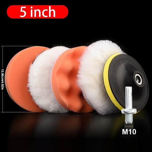 Seametal 6pcs/set Car Polishing Sponge Pads Kit Foam Pad Buffer Kit Polishing Ma - Picture 25 of 26