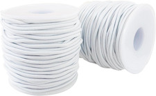 2Mm Elastic Cord, 42M Black and White Elastic Cord Stretchy Stretch String for