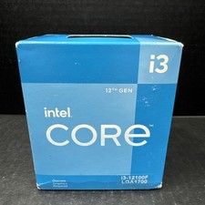 Intel  Core  12th Gen i3-12100F Desktop Processor, New 