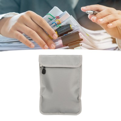Fireproof Document Bag Small Waterproof Money Storage Organizer Pouch With Du FY