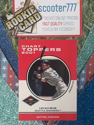 2001 Platinum ''Chart Toppers''~#416 ICHIRO *AVG《 {RC} Subset》MARINERS/ '25 HOF