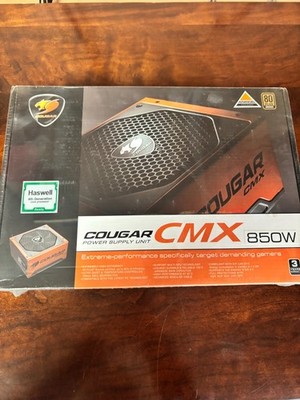 NIB- Cougar CMX850 850w Modular Power Supply UNIT-PSU