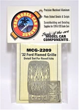 The Model Car Garage MCG-2209 '32 ford Flamed Grille detail set for Revell kits