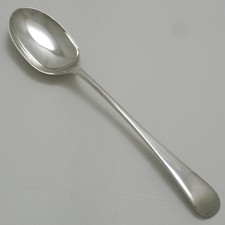 OLD ENGLISH Design Walker & Hall Silver Service Cutlery Serving Basting Spoon