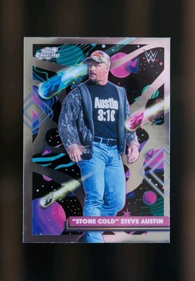Stone Cold Steve Austin - WWE Topps Cosmic Chrome 2026 #16 