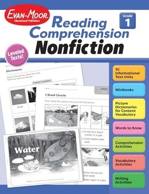 Reading Comprehension: Nonfiction, Grade 1 Teacher Reso -  NEW Evan Moor Educa 2