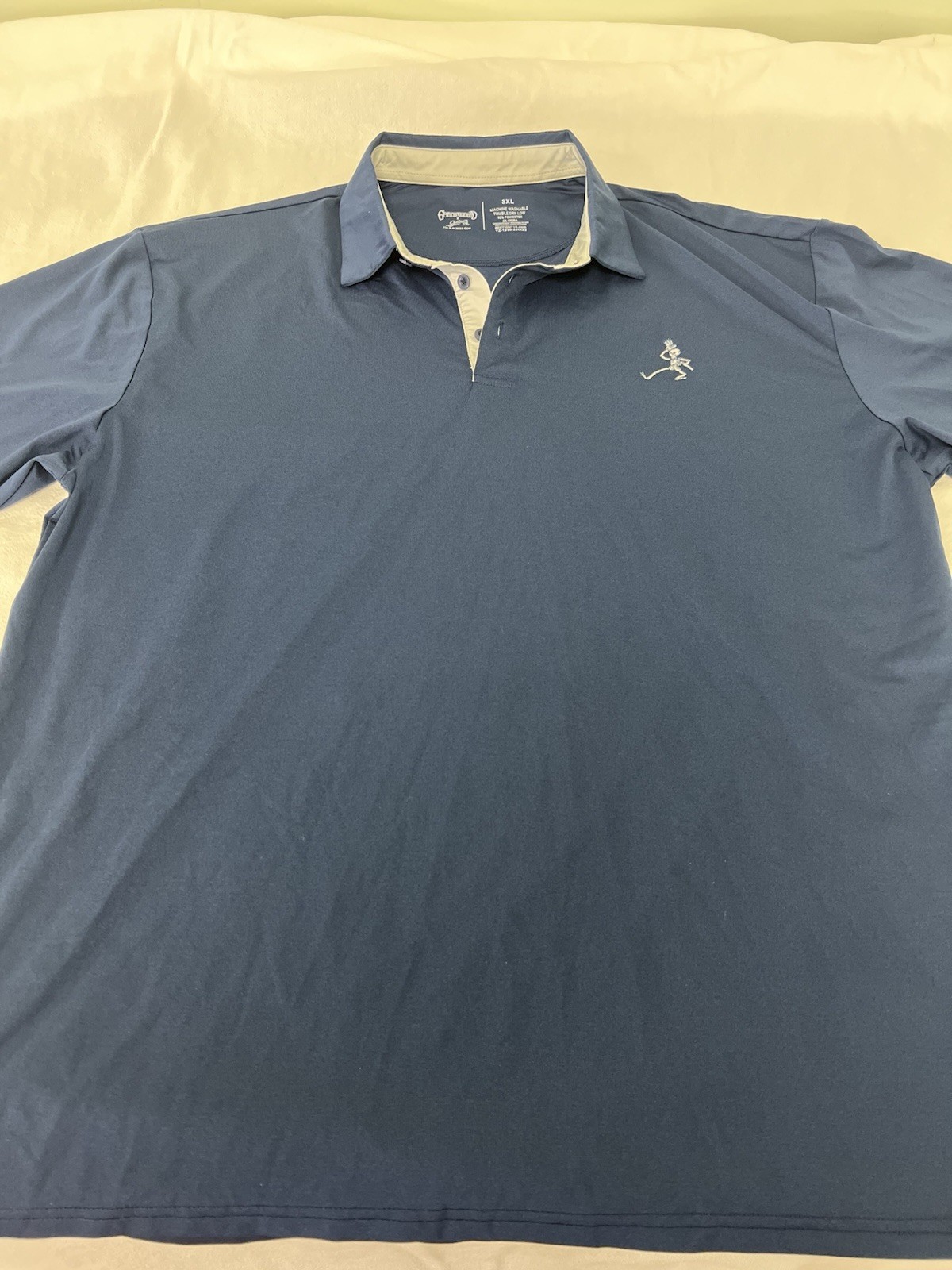 Grateful Dead Dancing Skeleton Performance Polo S… - image 1