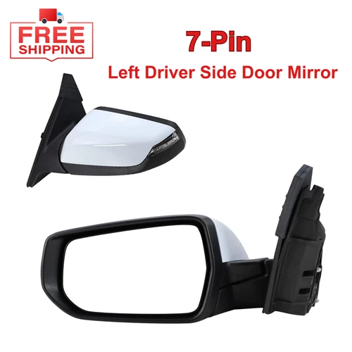7-Pin Left Driver Side Door Mirror Fit For 2016-2022 Chevy Malibu LT Hybrid