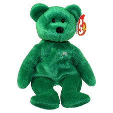 NEW ERIN TY Beanie Babies Bear green for St. Patrick's Day NWT