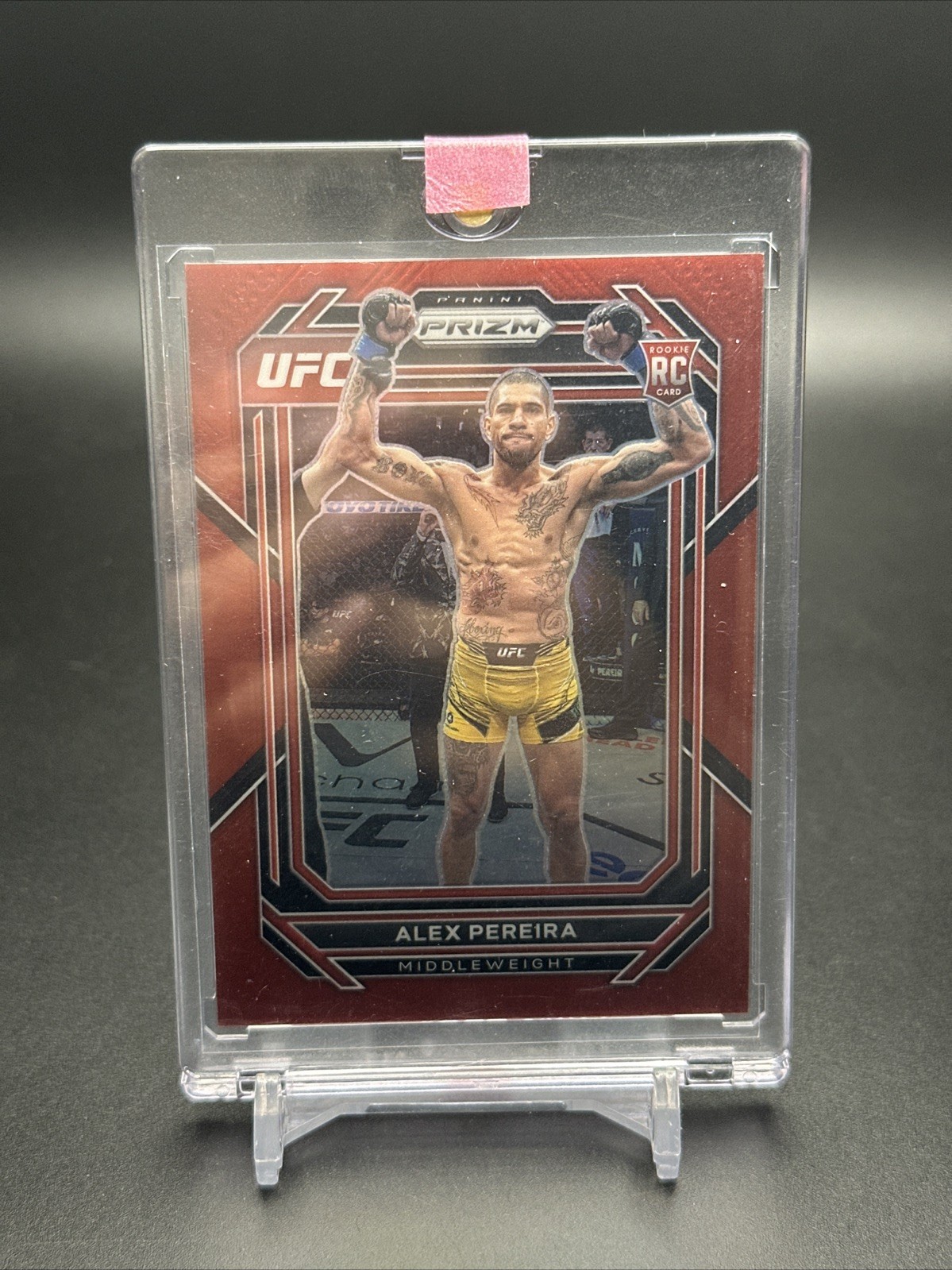 Alex Pereira 2023 Prizm UFC #111 Rookie Red Prizm /199