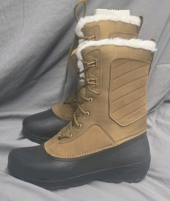 The North Face Shellista IV Mid WP Boots Brown Black Women Size 9 NWB Defects