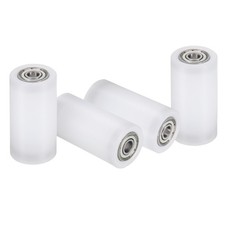 4 Pcs 1/4"x1"x2" Nylon Roller Wheel with Bearings CNC GUIDING Pulley Wheel