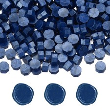 Wax Seal Beads, 300 Pcs Wax Sealing Beads for Sealing Letters, Ocean Blue