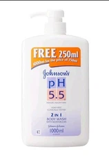 Johnson's Baby pH 5.5 2-in-1 Body Wash w/ Moisturizers (1000ml)