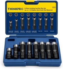 Spline Lug Nut Socket Set 6710 Spline Lug Nut Key 8 Piece Wheel Lock Key Set Spline Lug Nut Socket Set 6710 Spline Lug Nut Key 8 Piece Wheel Lock Key Set