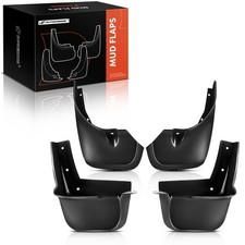 4PCS Mud Flaps w/Hardware for JX35 2013 QX60 2014-2020 Black Front Rear LH RH
