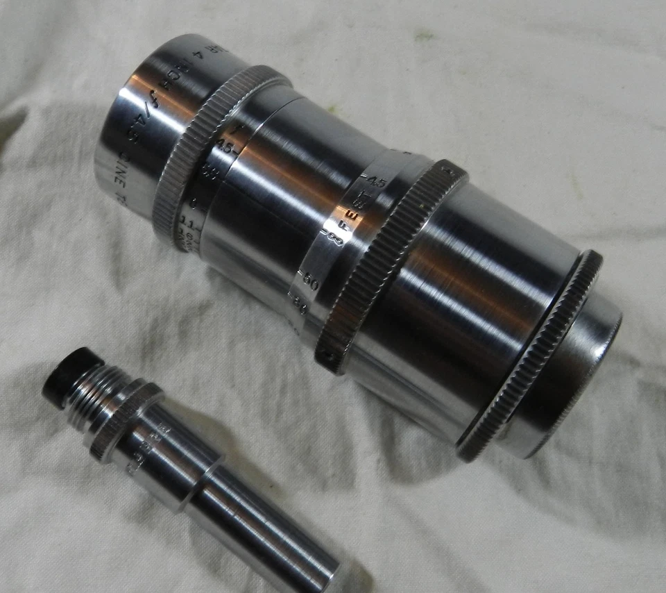 Teleobjetivo Wollensak Cine de colección - Raptar 4 pulgadas f=4,5 Foto 3 de 4