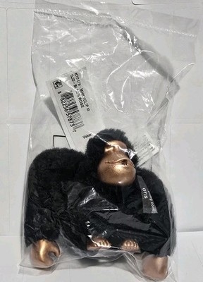  KIPLING Monkey Clip Black Rose Gold OTIS NWT
