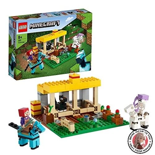 LEGO Minecraft Horse Stable 21171 Toy Building Blocks Cadeau Jeu Vidéo Animaux - Photo 1/1