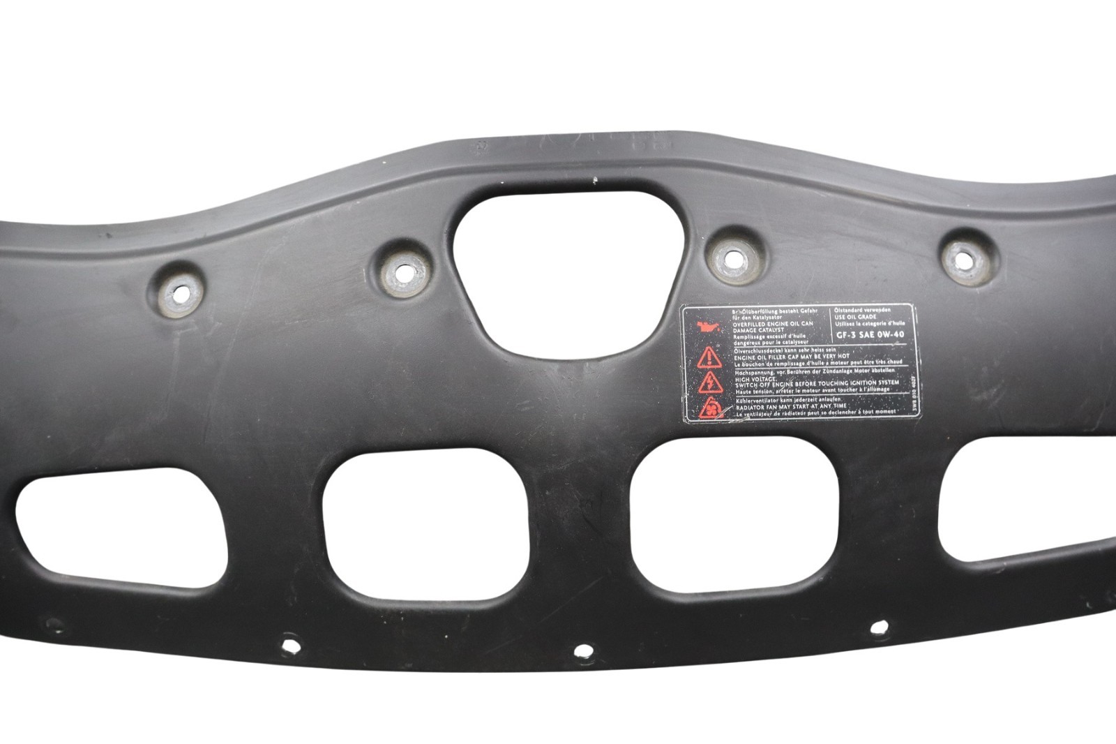 03-12 Bentley Continental GTC Front Radiator Support Mount Panel 3W8010402F Oem