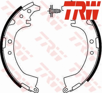 TRW Automotive AfterMarket GS8672 Brake Shoe - View #9