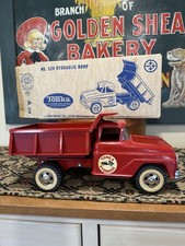 Vintage Antique No 520 Hydraulic Tonka Red Dump Truck Toy W Original Box