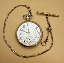 1922 Illinois Grade 406 16 21 jewels double-roller Private Label W/ Shriners Fob