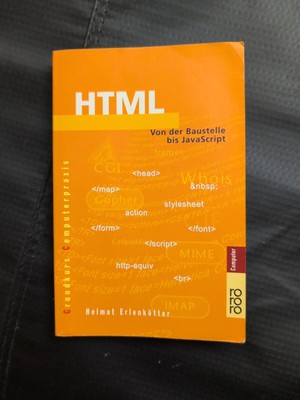 HTML: Von der Baustelle bis JavaScript von Helmut Erlenk... | Buch | Zustand gut