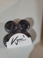 VJ Skateshop 4-Pack Black Skate Board Wheels and Bearings