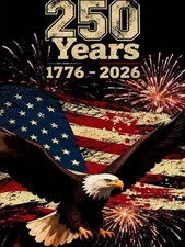250 Years American Flag Diamond Art Kits for Adults Eagle DIY 5D FullDrill 12x16