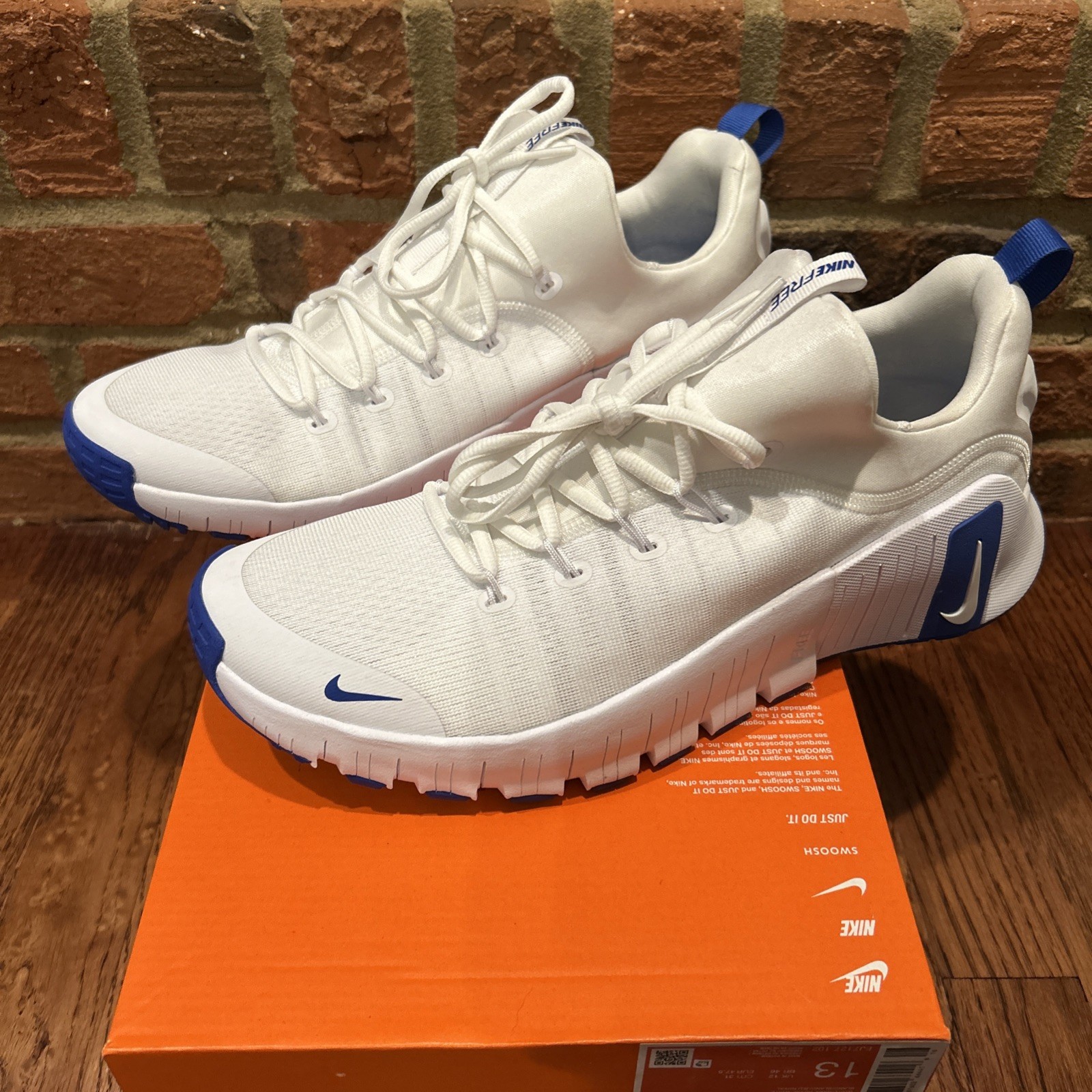 Size 13 - Nike Free Metcon 6 White Game Royal