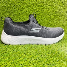 Skechers Go Walk Flex Ultra Mens Size 14EE Black Athletic Slip On Shoes Sneakers