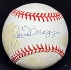 JOE DIMAGGIO Autographed Baseball - HOF - Letter of Authenticity from JSA
