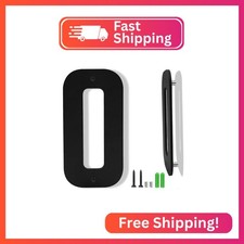 3" Floating House Numbers, Aluminum Metal Address Number for Outside 0
