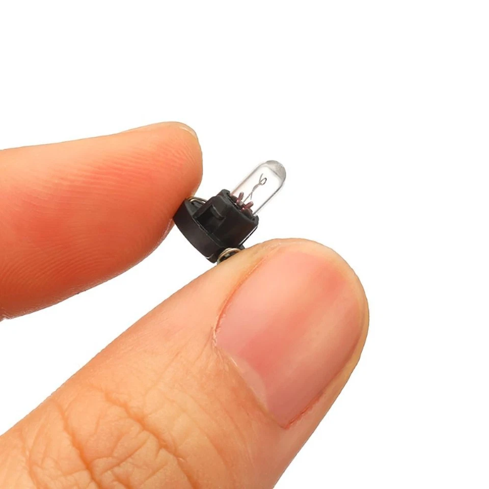 10pcs Warm White LED Instrument Bulb T3/T4.2 Panel Dash Light  Automobile - Image 3 of 4