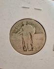 Liberty Standing Quarter - 90% Silver Coin - Circulated - No Date